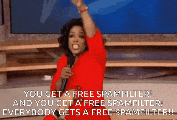Free spam filter