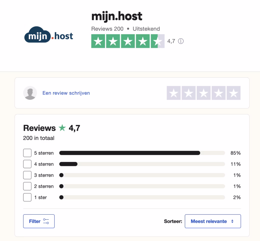 my.host user reviews from TrustPilot.