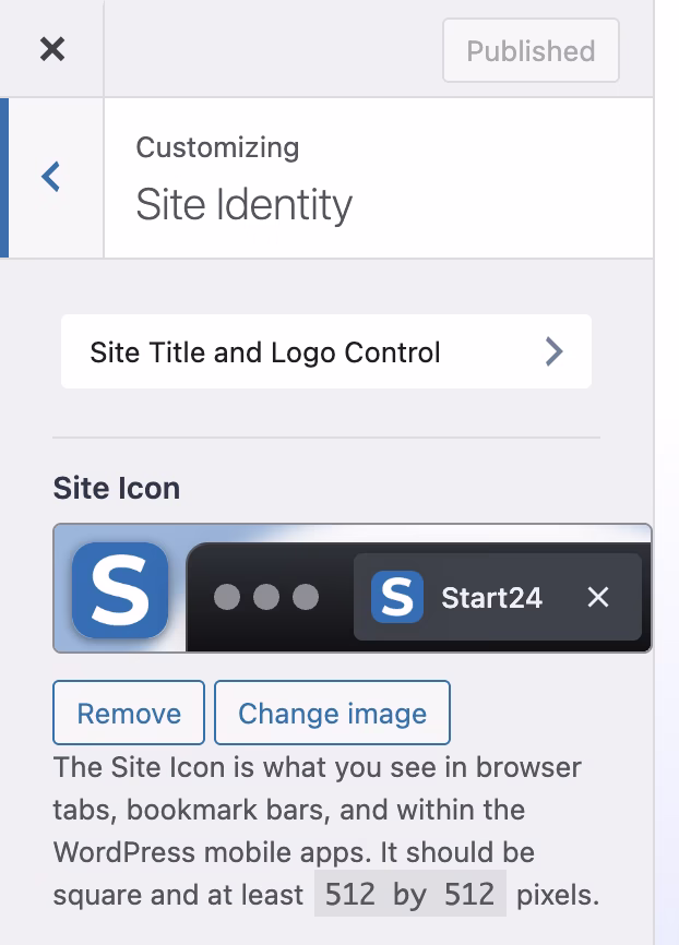 Site icon WordPress.