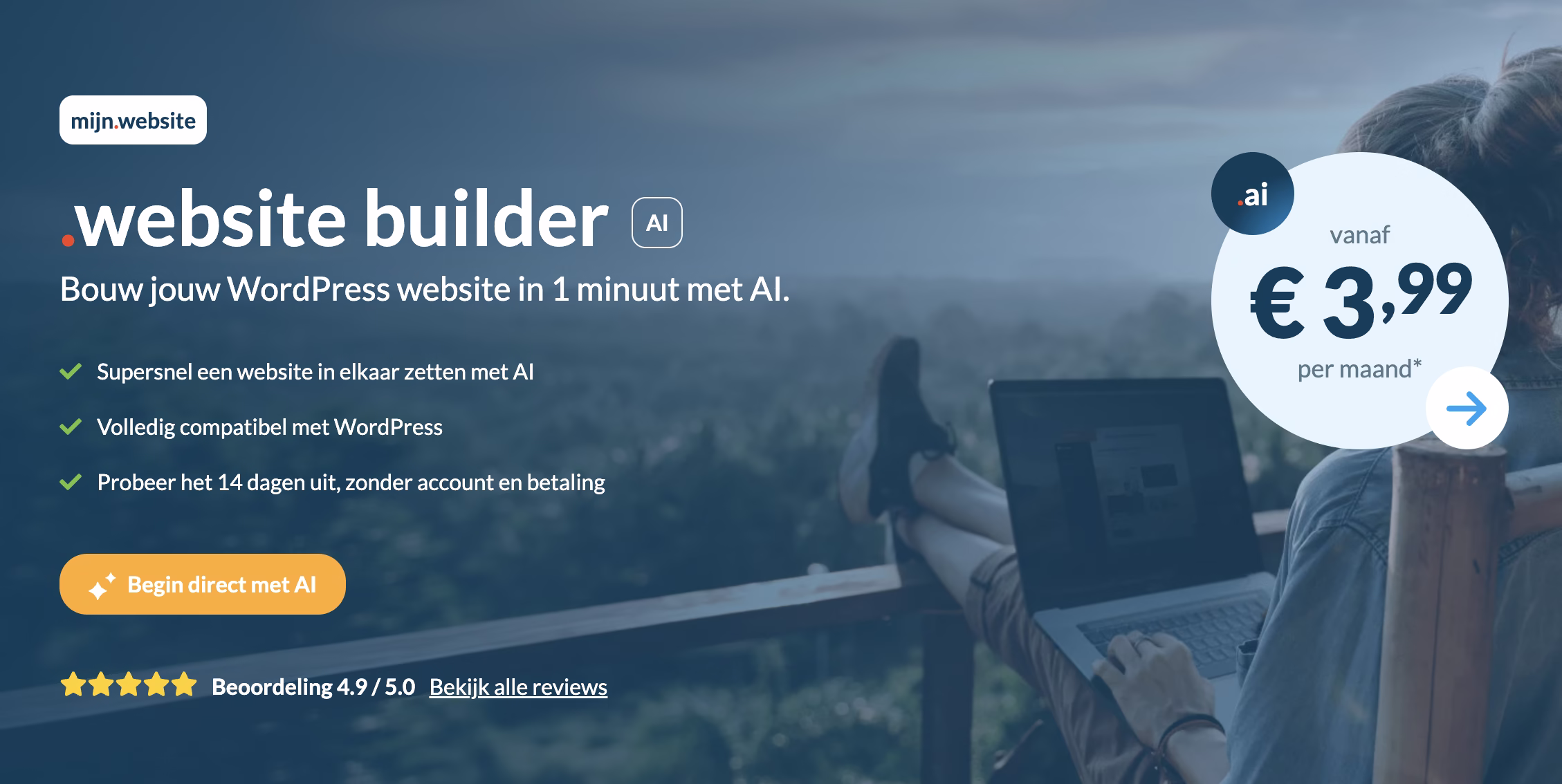 This is how easy it is to create a webshop with the AI website builder from my.host